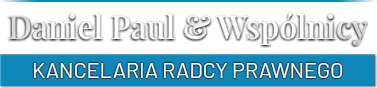 Logo - Kancelaria Radcy Prawnego Daniel Paul & Wspólnicy