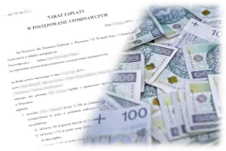 Obrazek do tematu dotyczącego nakazu zapłaty w postępowaniu upominawczym na kwotę 10.000 złotych